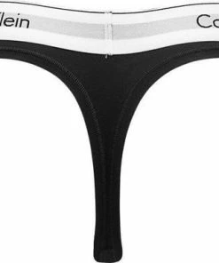 Calvin Klein Dames String Plus Size Zwart