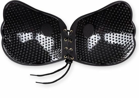 Bye Bra Lace-It Bh, Zelfklevende Bh, Push-Up Bh, Plak BH Vetersluiting, Strapless En Backless Bh, Cup A-E, Zwart, E 5 Bye Bra Lace-It Bh, Zelfklevende Bh, Push-Up Bh, Plak BH Vetersluiting, Strapless En Backless Bh, Cup A-E, Zwart, E - Afbeelding 3