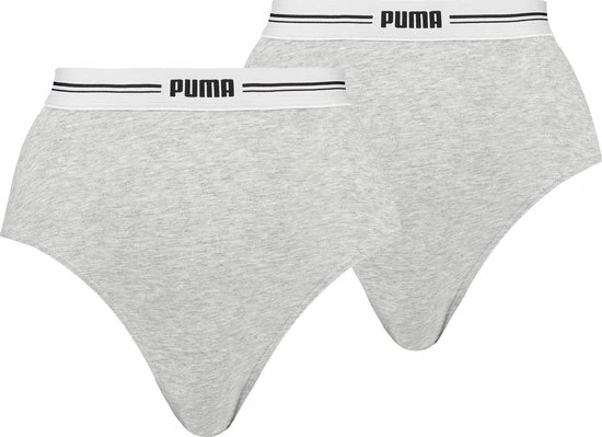 PUMA High Waist Brief Dames Onderbroek - 2-pack - Maat XS 3 PUMA High Waist Brief Dames Onderbroek - 2-pack - Maat XS