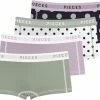 Pieces Dames Short - 4-Pack - Sea Spray - S -lingerie-dames-badmode Winkel 550x417 1