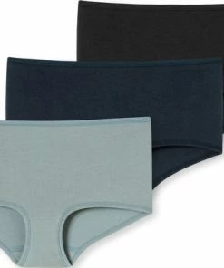 Schiesser 95/5 Organic 3PACK Shorts Dames Onderbroek - Maat M