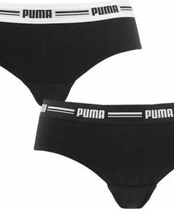 PUMA Dames Brazilian - 2 Pack - Zwart - Maat S -lingerie-dames-badmode Winkel 550x421 1