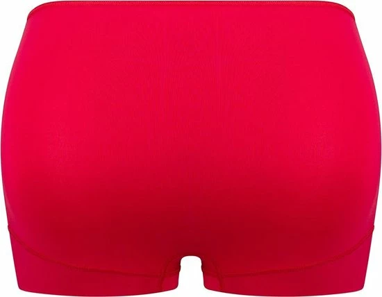 RJ Bodywear Pure Color Dames Short Extra Hoog - Donkerrood - Maat: 4XL 4 RJ Bodywear Pure Color Dames Short Extra Hoog - Donkerrood - Maat: 4XL - Afbeelding 2