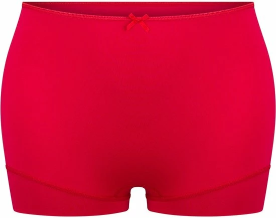 RJ Bodywear Pure Color Dames Short Extra Hoog - Donkerrood - Maat: 4XL 3 RJ Bodywear Pure Color Dames Short Extra Hoog - Donkerrood - Maat: 4XL