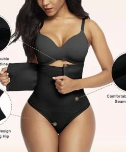 Merkloos Slim Wear - Corrigerend Ondergoed Met Waist Trainer - Shapewear - Corset - String - Ondergoed Voor Buik/middel - Dames - Zwart - Maat XL/XXL 10 Merkloos Slim Wear - Corrigerend Ondergoed Met Waist Trainer - Shapewear - Corset - String - Ondergoed Voor Buik/middel - Dames - Zwart - Maat XL/XXL -lingerie-dames-badmode Winkel 550x438