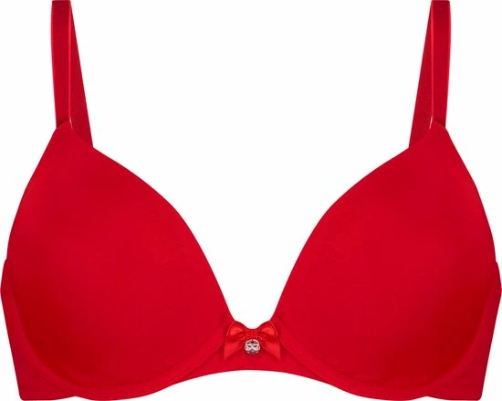 Hunkemöller Dames Lingerie Voorgevormde Beugel Bh Plunge - Rood - Maat A70 3 Hunkemöller Dames Lingerie Voorgevormde Beugel Bh Plunge - Rood - Maat A70