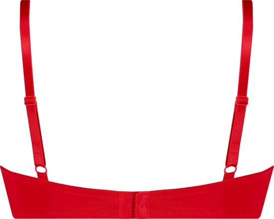 Hunkemöller Dames Lingerie Voorgevormde Beugel Bh Plunge - Rood - Maat A70 6 Hunkemöller Dames Lingerie Voorgevormde Beugel Bh Plunge - Rood - Maat A70 - Afbeelding 4