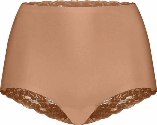 Ten Cate Secrets Lace Women Nuturals High Waist Brief (1-pack) - Dames Slip Hoge Taille - Hazelnut - Maat: L 3 Ten Cate Secrets Lace Women Nuturals High Waist Brief (1-pack) - Dames Slip Hoge Taille - Hazelnut - Maat: L