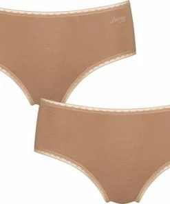 Sloggi Dames Basic Midi GO Organische Slip 2-pack - Skin - M - Beige 20 Sloggi Dames Basic Midi GO Organische Slip 2-pack - Skin - M - Beige -lingerie-dames-badmode Winkel 550x443