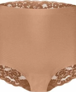 Ten Cate Secrets Lace Women Nuturals High Waist Brief (1-pack) - Dames Slip Hoge Taille - Hazelnut - Maat: L 8 Ten Cate Secrets Lace Women Nuturals High Waist Brief (1-pack) - Dames Slip Hoge Taille - Hazelnut - Maat: L -lingerie-dames-badmode Winkel 550x445 5