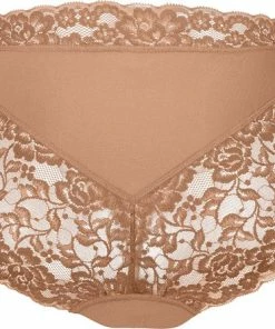 Ten Cate Secrets Lace Women Nuturals High Waist Brief (1-pack) - Dames Slip Hoge Taille - Hazelnut - Maat: L 9 Ten Cate Secrets Lace Women Nuturals High Waist Brief (1-pack) - Dames Slip Hoge Taille - Hazelnut - Maat: L -lingerie-dames-badmode Winkel 550x447 1