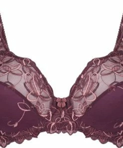 Hunkemöller Dames Lingerie Niet-voorgevormde Beugel Bh Diva - Paars - Maat F75