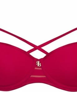 SAPPH - Rosie Voorgevormde BH Rood - Maat 90D - Rood - Met Beugel - Dames