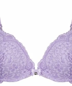 Hunkemöller Dames Lingerie Voorgevormde Push-up Beugel Bh Rose - Paars - Maat B70