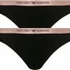 Emporio Armani Basic Cotton -2pack Dames Onderbroek - Maat S