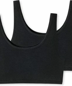 Uncover By Schiesser 2Pack Top 173954 Zwart-3XL