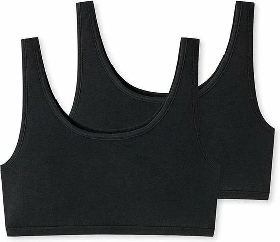 Uncover By Schiesser 2Pack Top 173954 Zwart-3XL 3 Uncover By Schiesser 2Pack Top 173954 Zwart-3XL