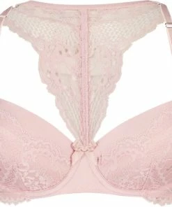 Hunkemöller Dames Lingerie Voorgevormde Beugel Bh Leonie - Roze - Maat C80