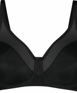 Hunkemöller Dames Lingerie Niet-voorgevormde Minimizer Beugel Bh Nina - Zwart - Maat F75