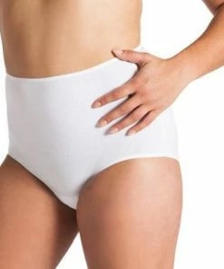 UnderWunder Maxislip – Menstruatie Ondergoed – Incontinentie Urineverlies Vrouw – Absorberend Ondergoed – Wit Maat 48/50
