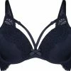 Hunkemöller Dames Lingerie Voorgevormde Beugel Bh Georgia - Blauw - Maat D85