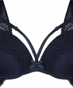Hunkemöller Dames Lingerie Voorgevormde Beugel Bh Georgia - Blauw - Maat D85