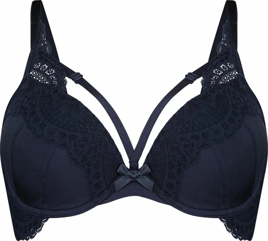 Hunkemöller Dames Lingerie Voorgevormde Beugel Bh Georgia - Blauw - Maat D85 3 Hunkemöller Dames Lingerie Voorgevormde Beugel Bh Georgia - Blauw - Maat D85