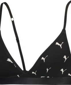 PUMA Cat Logo Triangel Top Dames Beha - 1-pack - Maat XL -lingerie-dames-badmode Winkel 550x517 3
