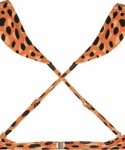 Beachlife Leopard Spots Ruffle Bikinitop Met Voorgevormde Cups En Beugel - Dames - Maat 75C -lingerie-dames-badmode Winkel 550x520