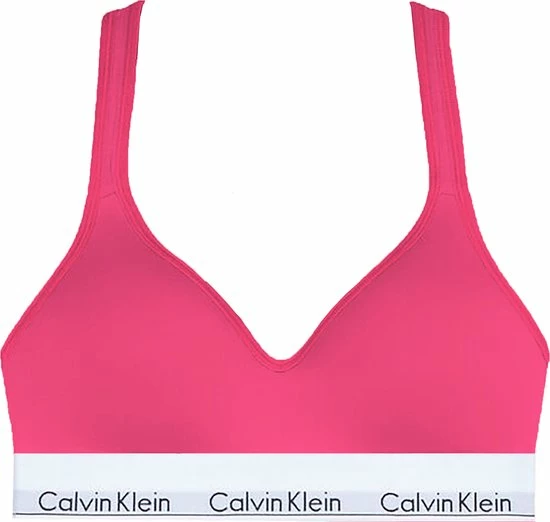 Calvin Klein - Dames - Lift Bralette - Neon Roze - M 3 Calvin Klein - Dames - Lift Bralette - Neon Roze - M