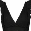 Beachlife Black Embroidery Ruches Bikinitop - Dames - Maat 75B -lingerie-dames-badmode Winkel 550x522 6