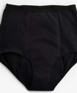 ImseVimse - Imse - Menstruatieondergoed - High Waist Period Underwear - Hevige Menstruatie - L - Eur 44/46 - Zwart