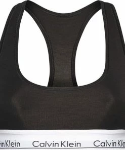 Calvin Klein Modern Cotton Top Dames - Zwart - Maat L