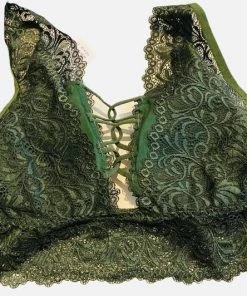 Merkloos Beugelloze Bralette Van Kant S/M 36-38 Groen -lingerie-dames-badmode Winkel 550x532 2