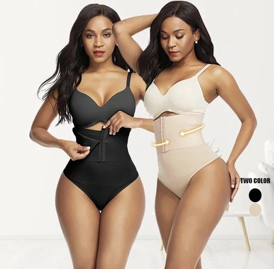 Merkloos Slim Wear - Corrigerend Ondergoed Met Waist Trainer - Shapewear - Corset - String - Ondergoed Voor Buik/middel - Dames - Zwart - Maat XL/XXL 7 Merkloos Slim Wear - Corrigerend Ondergoed Met Waist Trainer - Shapewear - Corset - String - Ondergoed Voor Buik/middel - Dames - Zwart - Maat XL/XXL - Afbeelding 5