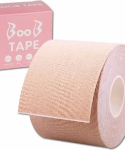 Merkloos Boob Tape - Nipple Covers - Borst Tape - Plak BH - Naturel - Push Up - 5 Meter