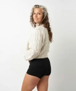 Moodies Period Undies Moodies Undies - Menstruatie- En Incontinentie Ondergoed - Bamboe Boyshort - Heavy/overnight Kruisje - Zwart - Maat XL -lingerie-dames-badmode Winkel 550x550 100