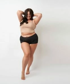 Moodies Period Undies Moodies Undies - Menstruatie- En Incontinentie Ondergoed - Bamboe Boyshort - Heavy/overnight Kruisje - Zwart - Maat XL -lingerie-dames-badmode Winkel 550x550 102