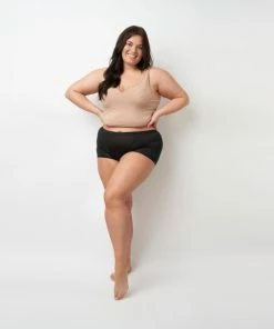 Moodies Period Undies Moodies Undies - Menstruatie- En Incontinentie Ondergoed - Bamboe Boyshort - Heavy/overnight Kruisje - Zwart - Maat XL -lingerie-dames-badmode Winkel 550x550 105