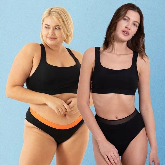 Merkloos Lichte Menstruatieset - Menstruatie Ondergoed, Period Underwear, Period Panties, M (42-44), Zwart 4 Merkloos Lichte Menstruatieset - Menstruatie Ondergoed, Period Underwear, Period Panties, M (42-44), Zwart - Afbeelding 2