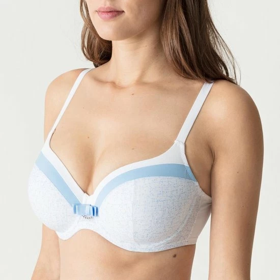 PrimaDonna Twist Coco Voorgevormde Beugelbeha - Vichy Blue - Maat 75D 4 PrimaDonna Twist Coco Voorgevormde Beugelbeha - Vichy Blue - Maat 75D - Afbeelding 2