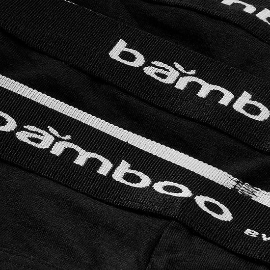 Apollo Dames Strings Bamboo | MAAT L | 3-pack | Zwart 5 Apollo Dames Strings Bamboo | MAAT L | 3-pack | Zwart - Afbeelding 3