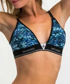 Untouched Reptile - Bralette - Hippe BH Met Opvallende Foto Print - Maat: XL - BH Zonder Beugel - Zacht, Sterk, Stretchy En Duurzaam - Ondergoed Dames