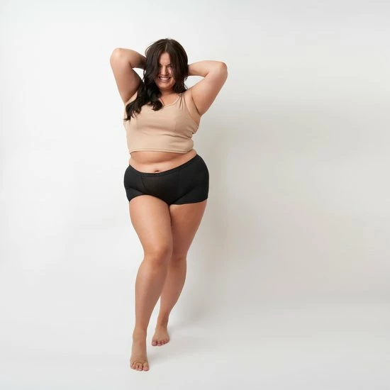 Moodies Period Undies Moodies Undies - Menstruatie- En Incontinentie Ondergoed - Boyshort - Moderate/heavy Kruisje - Zwart - Maat M 5 Moodies Period Undies Moodies Undies - Menstruatie- En Incontinentie Ondergoed - Boyshort - Moderate/heavy Kruisje - Zwart - Maat M - Afbeelding 3