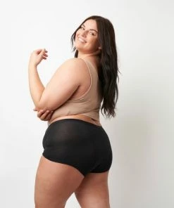 Moodies Period Undies Moodies Undies - Menstruatie- En Incontinentie Ondergoed - Bamboe Boyshort - Heavy/overnight Kruisje - Zwart - Maat XL -lingerie-dames-badmode Winkel 550x550 99
