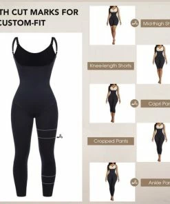 Yermin Beauty Corrigerende Full Body Shapewear - Shapewear - Seamless - Naadloos - Zwart Maat L -lingerie-dames-badmode Winkel 550x553