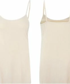 GAUBERT Dames Hemd - Met Spaghetti Bandjes - Top - Singlet - Onderhemd - Camisole - Beige/Huid - Maat 2XL/3XL (711)