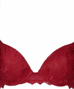 After Eden Basics After Eden - Anna Push-Up BH Rood - Maat 85B - Rood - Met Beugel - Dames