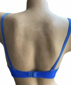 Merkloos BH Push Up Met Borduursel 65B/70A Blauw -lingerie-dames-badmode Winkel 550x560 1