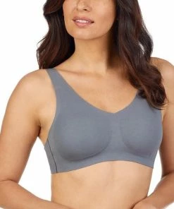 DKNY - BONDED KATOEN LASER CUT PLUNGE Bh - Sidewalk - Vrouwen - Maat S